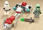 Lego Star Wars Rare Kashyyyk Scout Trooper Barc Speeder Bike 7261 & minifigures
