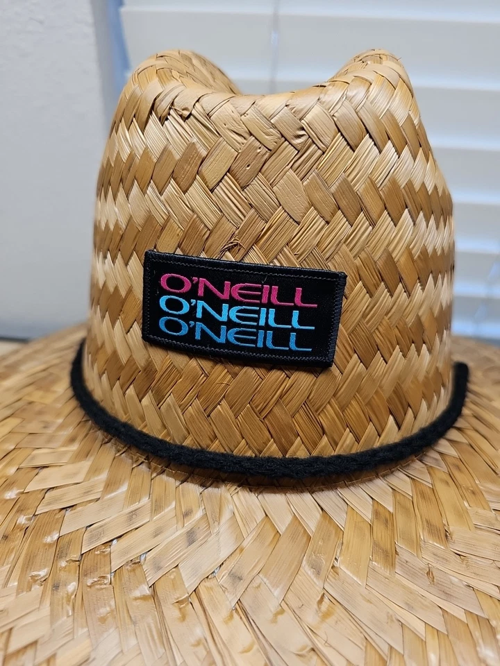 Sombrero de Playa O’Neil Paja Mimbre Estampados Sonoma Nuevo Antiguo Stock Pequeño Mediano Foto 2 de 4