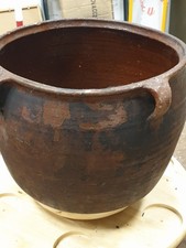 Antico pendola  in terracotta smaltata probabilmente sardo periodo 1890 -1910