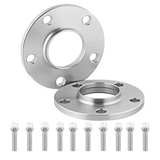 Spurverbreiterung 5x112 Ø66.5 2x10mm Alu Silber Für Audi A4 B8 B9 A5 8T