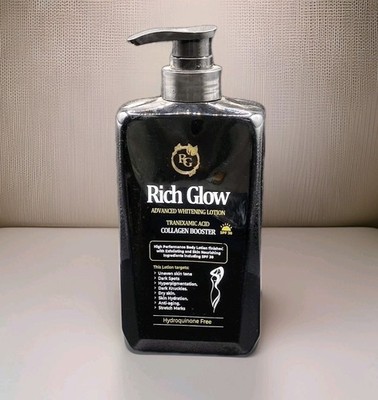 Rich Glow Advance Black Color    body&face Lotion spf30x1