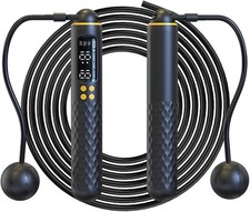 Smart Jump Rope with Counter 2 in 1 Corded Cordless Skipping Rope with HD