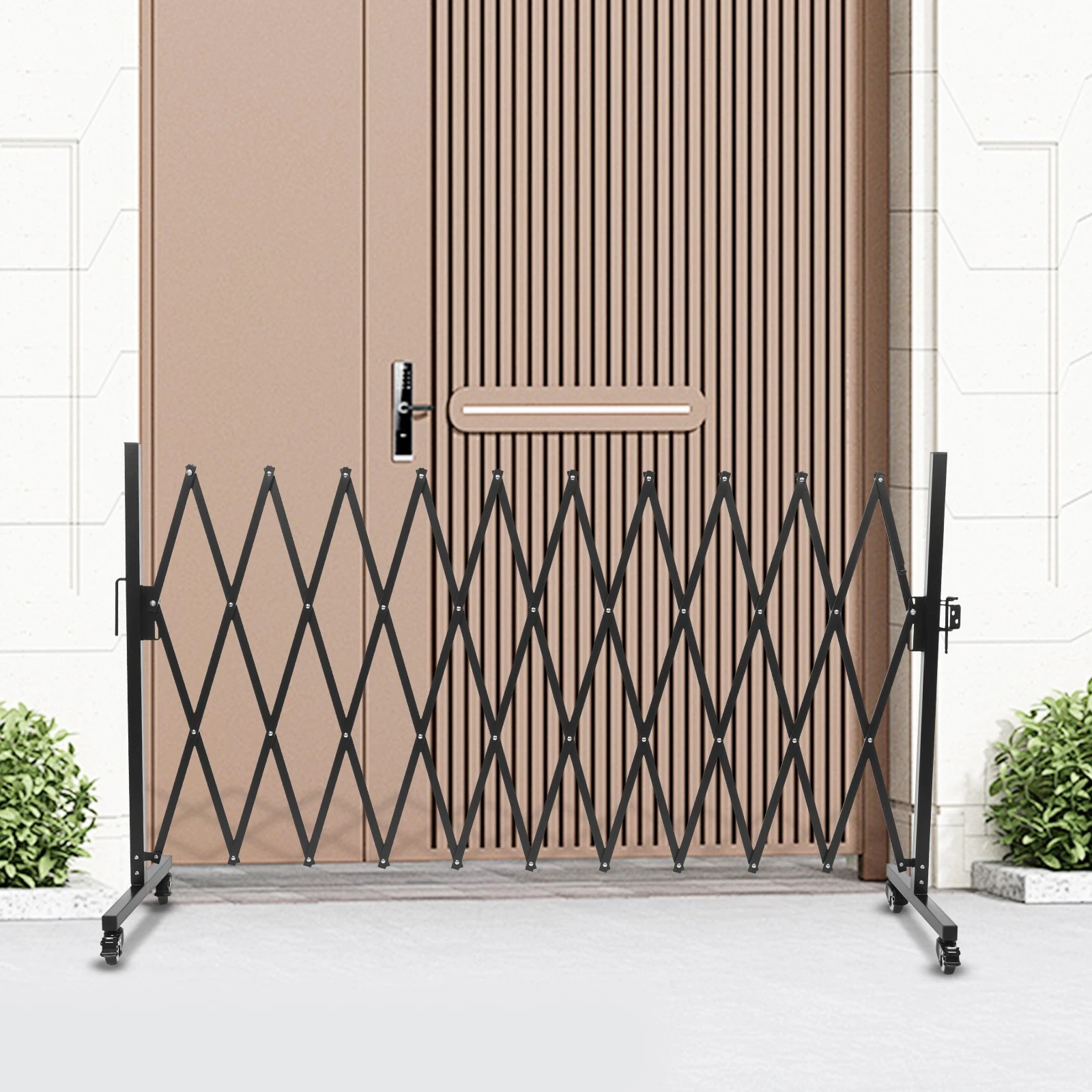 Black Metal Portable Safety Barrier Modern Expandable Barrier Gate With Wheels
Opens in a new window
