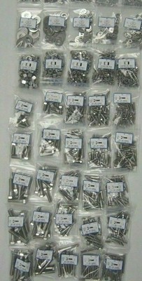 1350 Piece Grade 5 Kit - 1/4, 5/16, 3/8, 7/16 & 1/2 With Flat Washers & Nuts