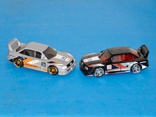 Custom Wheel Swap Hot Wheels Audi 90 Quattro Pair Wclear Pvc Display Cases