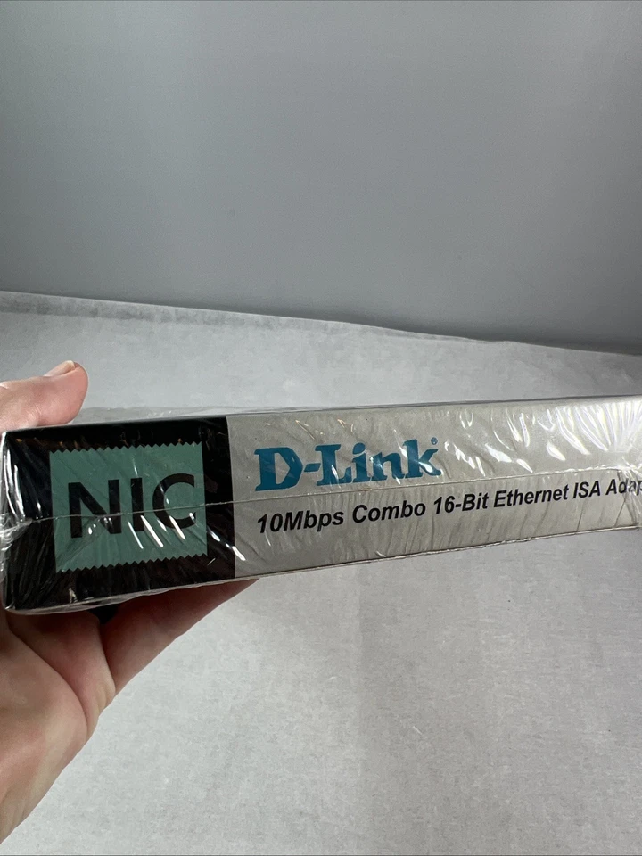 D-Link DE-220PCT 10Mbps Combo 16-Bit Ethernet ISA Lan Adapter New Sealed Read - Image 4 of 4