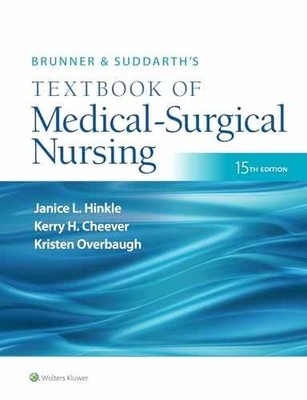 Brunner & Suddarth's Textbook of - Hardcover, by Hinkle PhD RN - Acceptable