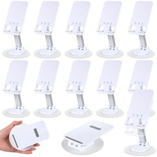 12 Pieces 360 Rotating Stand Desktop Fully Adjustable Foldable Holder with An...