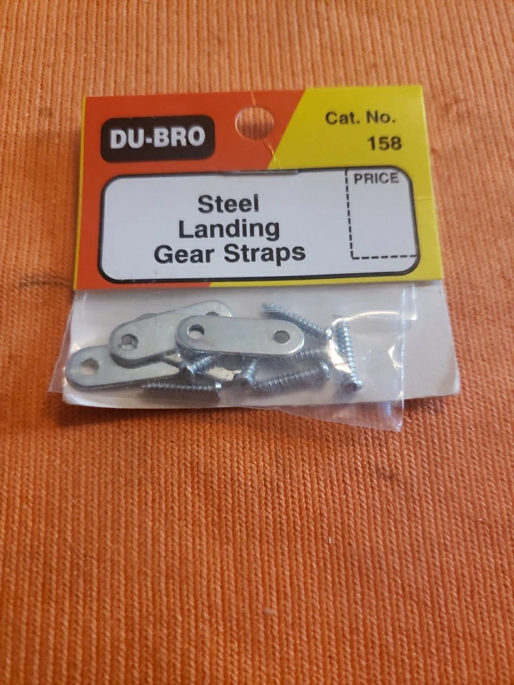 Du-Bro - Steel Landing Gear Straps - New - Part 158 - JT25 - Image 3 of 4