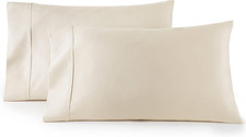 HC COLLECTION Pillow Cases - Set of 2 King Size Pillowcases, 20" X 40", Microfi