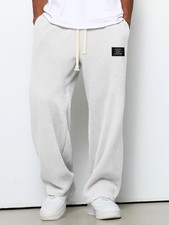 Mens Casual Sweatpants Joggers Pants Loose Fit Baggy Pant Trousers Elastic Waist