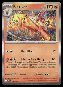 SV10: Destined Rivals #042/182 Blaziken