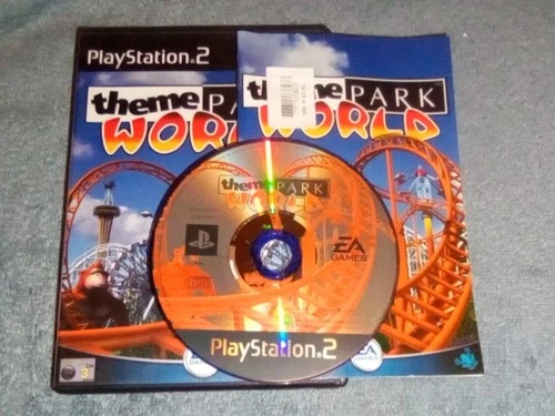 Theme Park World PlayStation 2 PS2 Game Complete With Manual