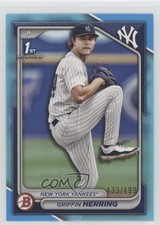 2024 Bowman Draft Sky Blue 433/499 Griffin Herring #BD-173 17f8