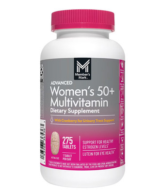Advanced Women's 50+ Multivitamin Tablets, 275 Tablets Made In USA