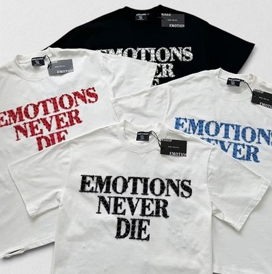 Mixed Emotion ''Emotions Never Die'' Rhinestone Tee Multiple Colors Small-Large