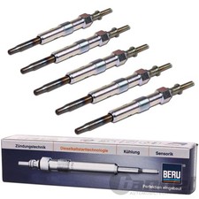 5 BERU GLÜHKERZEN passend für VOLVO S60 S80 V70 2 XC90 XC70 2.4 D D5 130PS 163PS