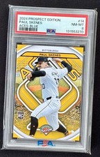 2024 Panini Prospect Edition - Aces Paul Skenes #14 Blue /99 (RC) PSA 8