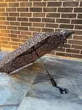 NWT Windjammer ShedRain Umbrella Leopard Print Auto Open and Close