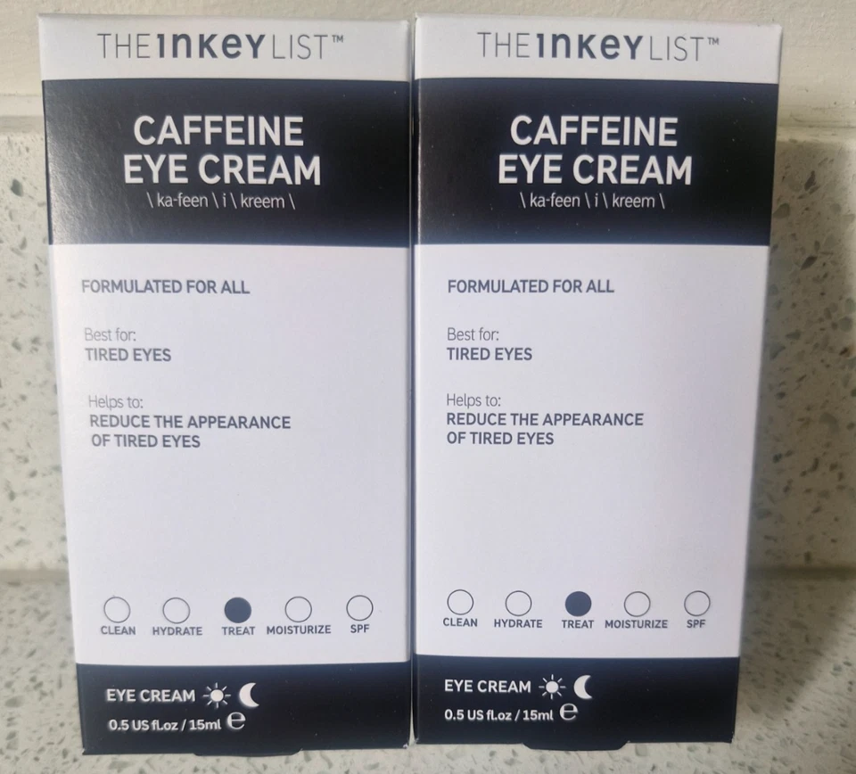 The INKEY List Caffeine Eye Cream 2 x 15ml Cheapest on Ebay with FREE postage.