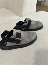 Dr Martens Jorge II mules in grey suede, M10/W11, NWOT display pair