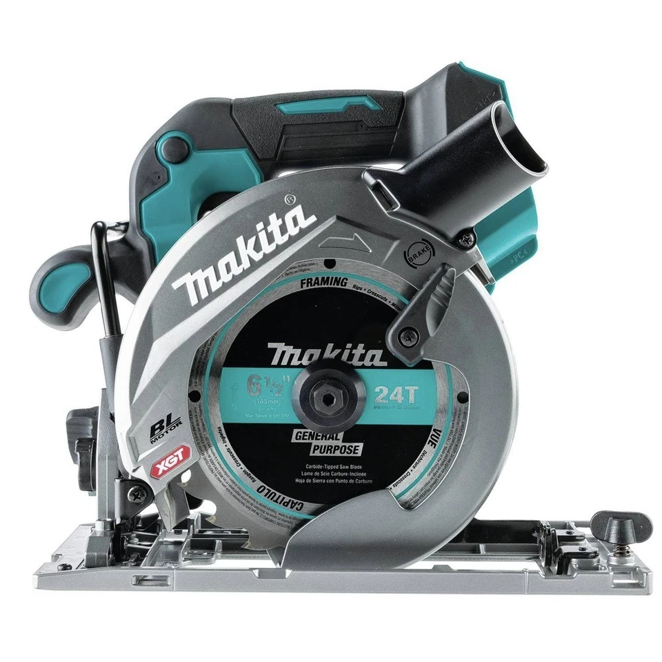 Sierra circular Makita GSH05Z 40V max XGT Li-Ion 6-1/2" AWS (solo herramienta) nueva Foto 3 de 4