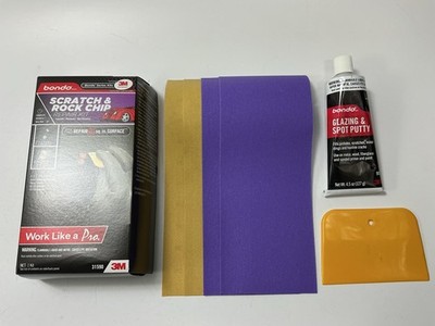 3M Bondo 31590 Scratch And Rock Chip Repair Kit, Repair Up To 80 Square Inches