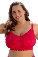 Cosabella Never Say Never Ultra Curvy Sweetie Bralette Mystic Red
