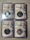 1961 To 1963 Proof Franklin Half Dollar Set NGC PF 68 Star In Specialty Holder