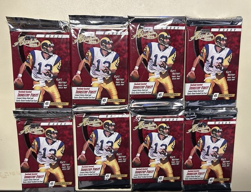 (8) 2000 Playoff Absolute NFL Football Cards Sealed Hobby Packs - Picture 1 of 3