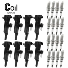 8pcs Ignition Coil and 16pcs Spark Plug For Ram 1500 Dodge V8 4.7L 2008-2010