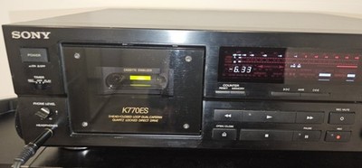 SONY TC-K770ES  Tapedeck,Closed Loop, 3HEAD,MADE IN JAPAN  +65 Audio Cassete