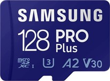 Samsung PRO Plus Micro SD Card 128GB Class 10 SDXC Memory Card