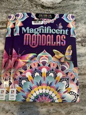 Kaleidoscope Adult Magnificent Mandalas Coloring Book by Hinkler NEW