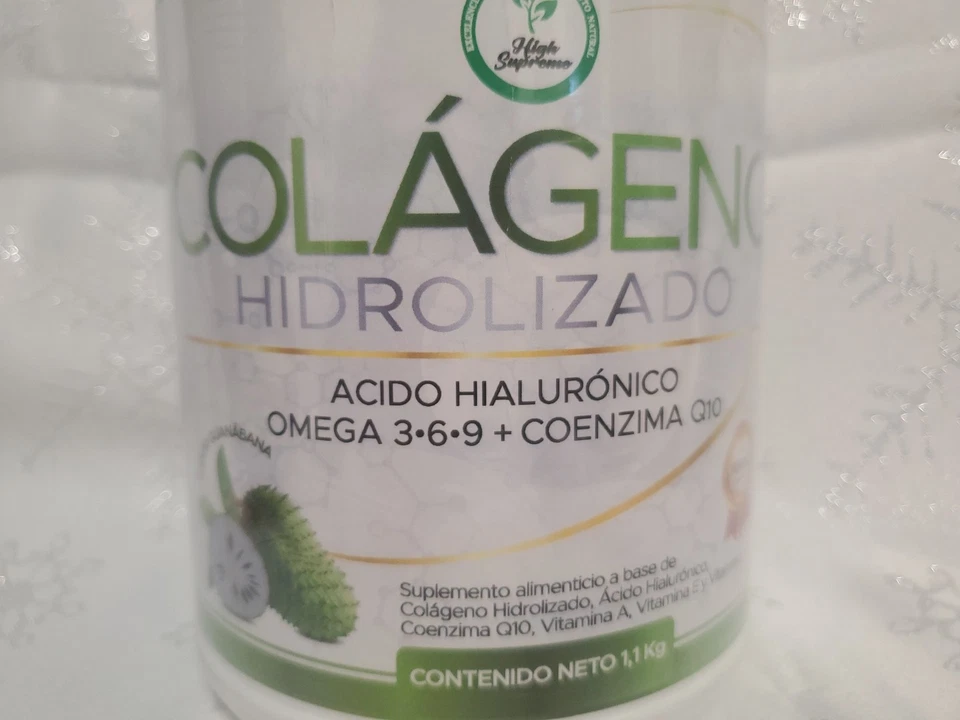 COLAGENO HIDROLIZADO SABOR FRUTO GUANABANA SUPLEMENTO ALIMENNTICIO 1,1KG POLVO - Image 3 of 4