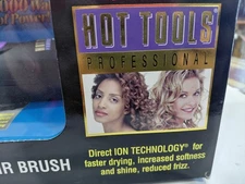 Hot Tools Professions 1000 Watt 1-1/2 Anti-stantic Ionic Hot Air Brush Gold