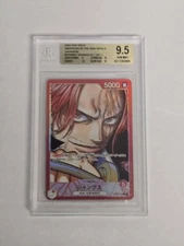 2024 One Piece Shanks OP09-001 Alt Art Leader Alternate Parallel Japanes BGS 9.5