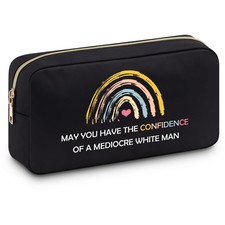 Baipilu Feminist Gifts Makeup Bag Inspirational Gifts for Women Intersectiona...