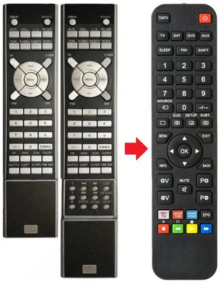 Fernbedienung geeignet für UNITED 32A90FHD