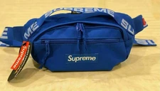 SUPREME Blue Waist Bag SS18 Fanny Pack Brand Free Shiiping