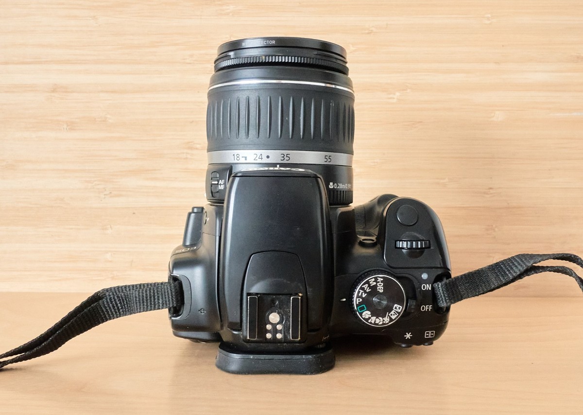 Canon EOS Rebel XTi 400D 10.1MP DSLR Camera 18-55mm Lens Battery