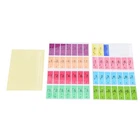Removable 88-Key Electronic Keyboard Piano Key Note Stickers Labels for Beginner