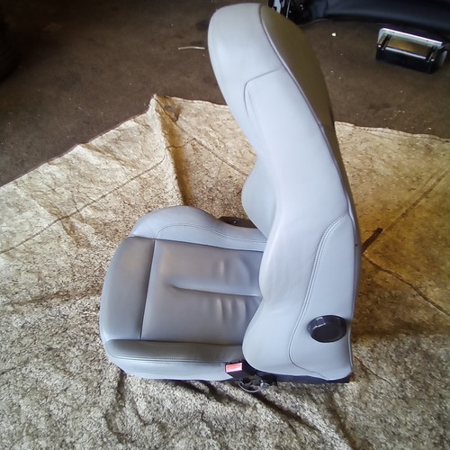 Peugeot RCZ THP 2009-2015 Driver/Right/OS Electric Heated MLC Grey Leather Seat - Picture 7 of 11