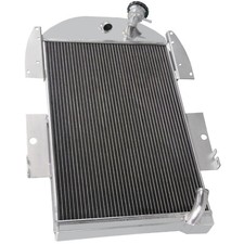 Fit 1934 1935 Chevy 6cyl Pro 1936 Trucks Pickup 4 Rows Aluminum Radiator
