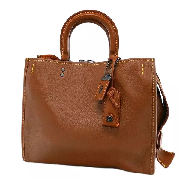 COACH Rogue leather 2way Brown