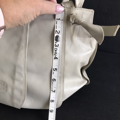 SONIA RYKIEL Vintage Beige Lambskin Handbag - Picture 4 of 9