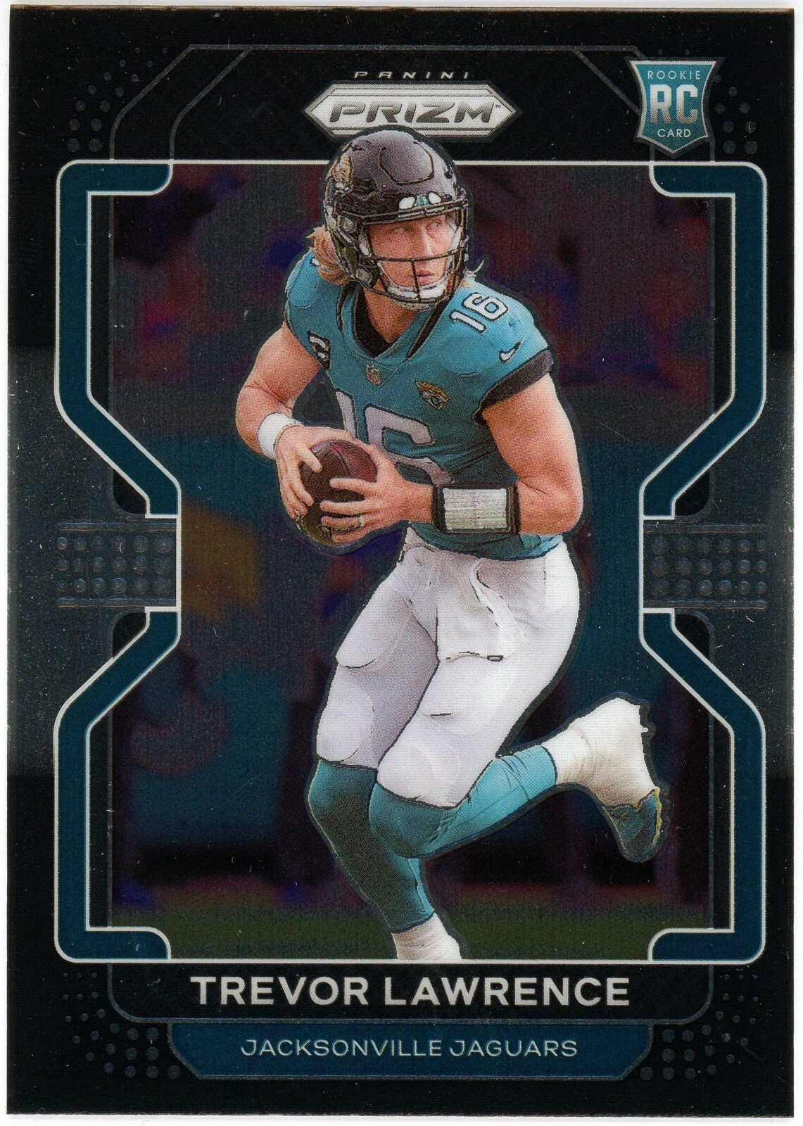 2021 Panini Chronicles Prizm Black Trevor Lawrence Rookie #PB-1 Jaguars