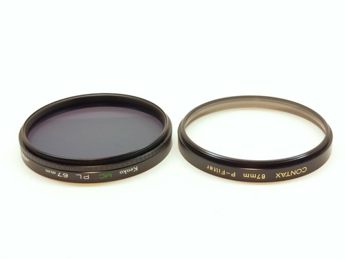 [MINT] Contax 67mm P-Filter + Kenko MC PL 67mm from JAPAN #K196 - Picture 7 of 8