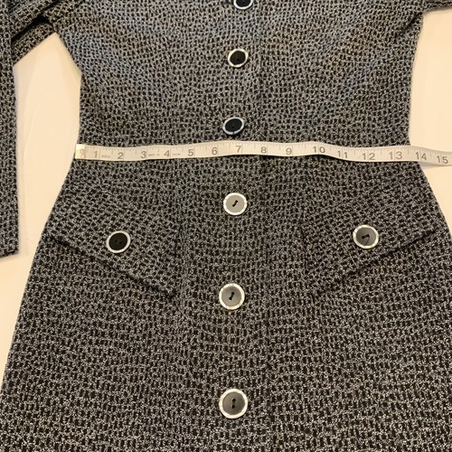 All That Jazz Vintage Button Front Sweater Dress Women’s 7/8 Made in USA - Picture 6 of 9