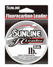 Sunline Fishing Line - Sunline FC Leader Fluorocarbon 50 Yards Select Lb Test